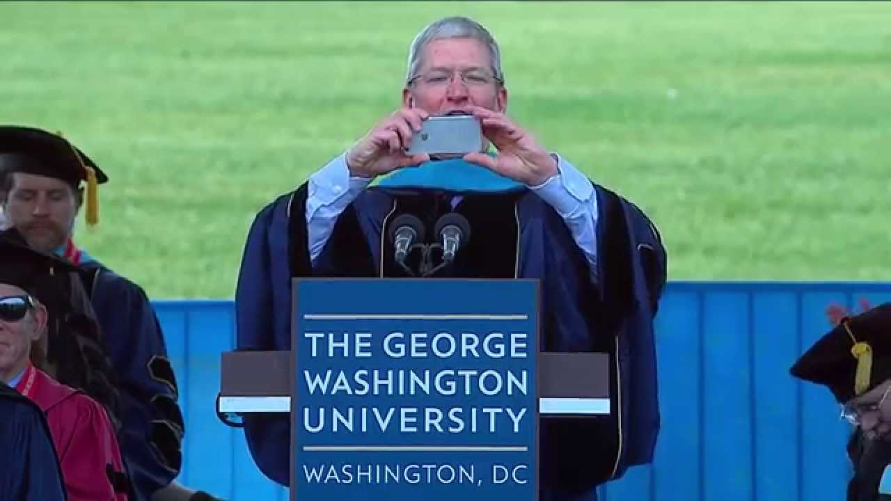 2015 GW Commencement: Apple CEO Tim Cook