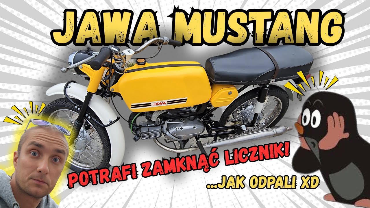 #11 Jawa 23P Mustang - czechosłowacki motorower o sportowym zacięciu
