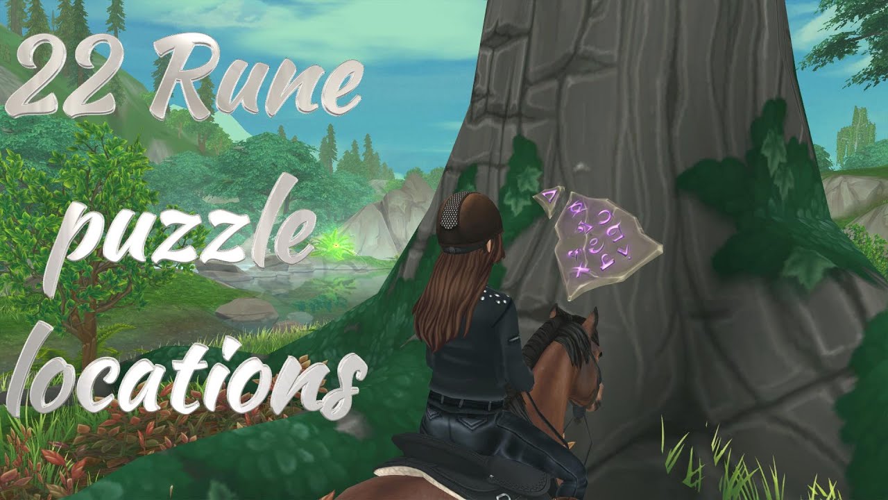 SSO  - Runecarving /  Puzzle  Locations -  StarStableOnline