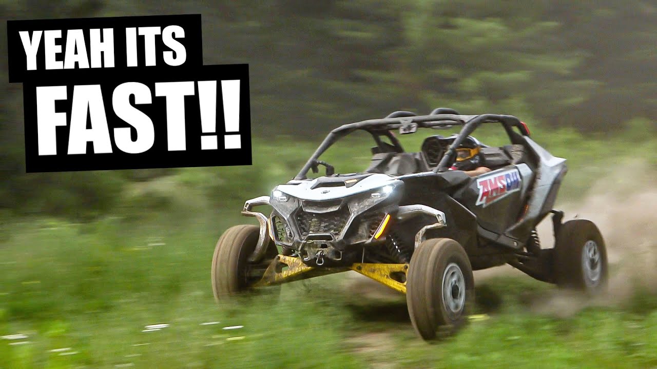 We RACE Frank's new Can-Am Maverick R vs a TURBO Pro R!