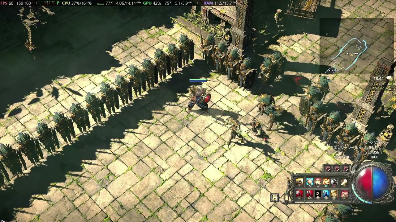 【POE2 0.4d HC】タイタン Lv40 ヴァイパー戦 高速タイムオブニードビルド【ハードコア】