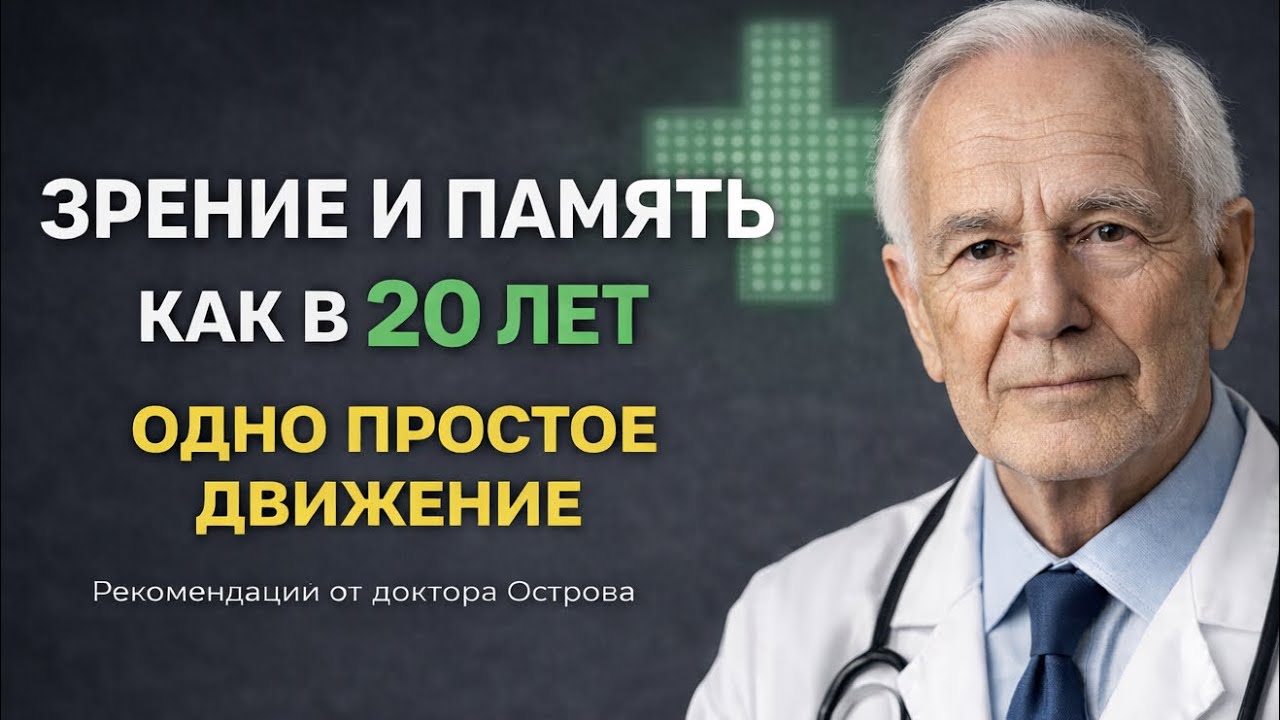 Упражнения для зрения вернут его за 1 минуту в день