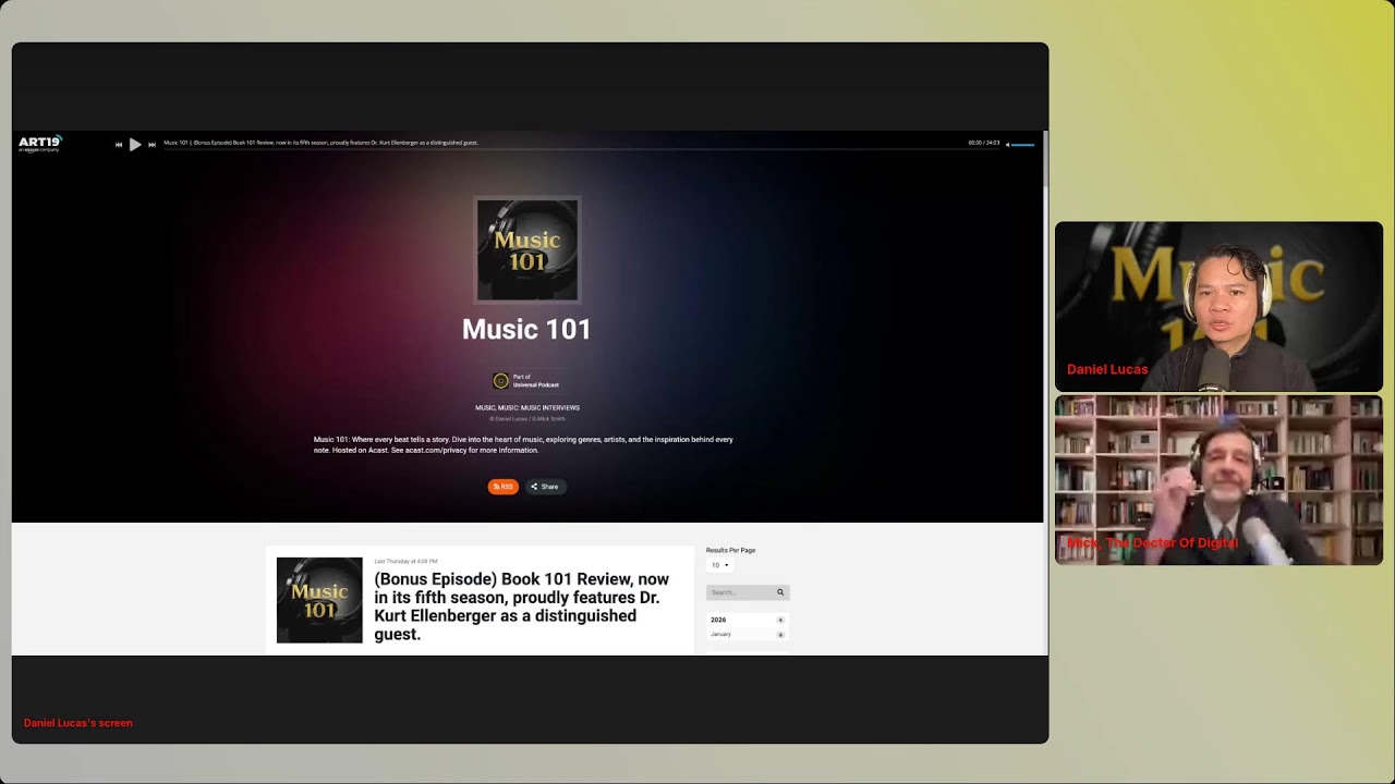 Music 101, now in its third season, features From Love Songs to Lust Tracks: What Happened .