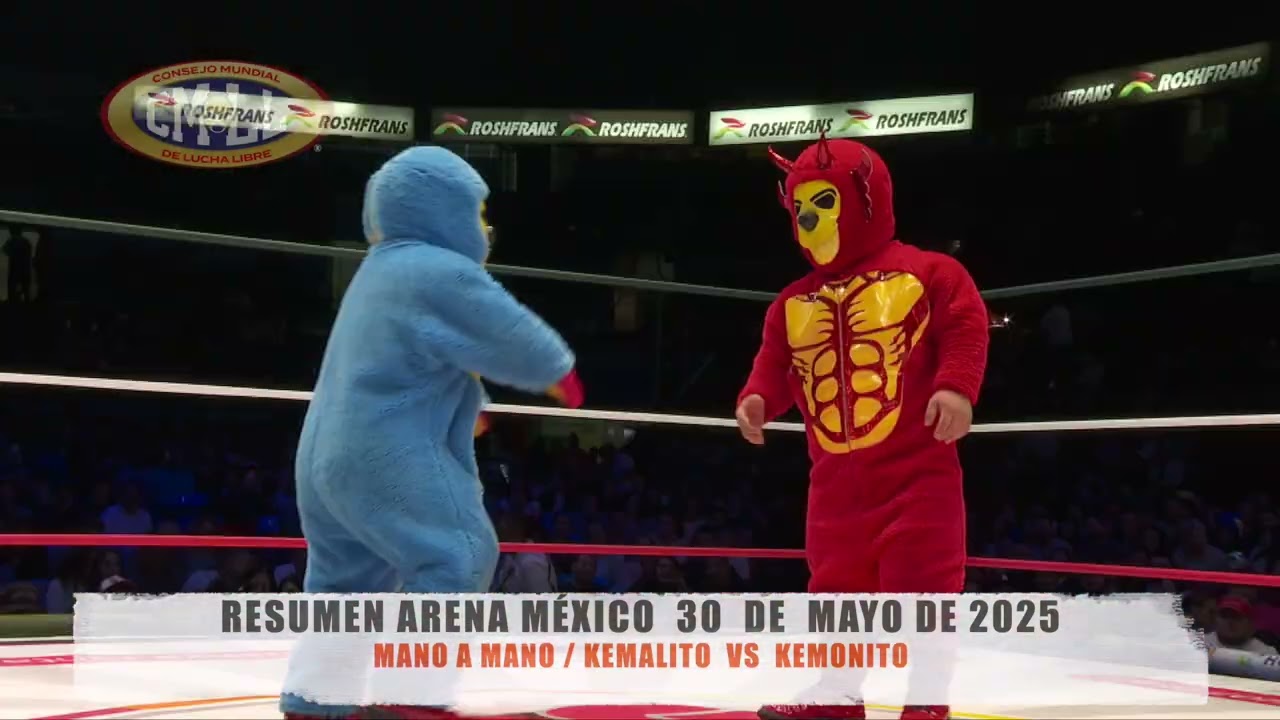 CMLL - MANO A MANO / KEMALITO  VS  KEMONITO / ARENA M&Eacute;XICO / 30-05-25