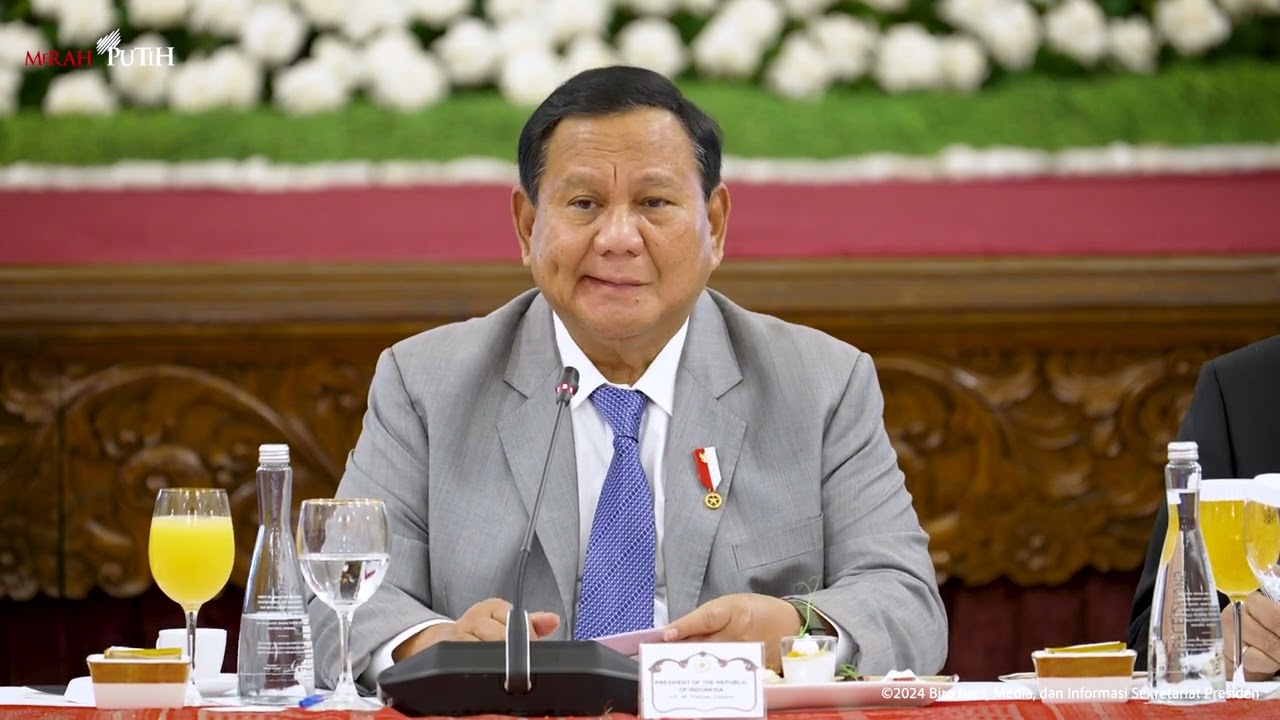 Sambutan Presiden Prabowo Pada US-ASEAN Business Council, Istana Negara, 3 Desember 2024