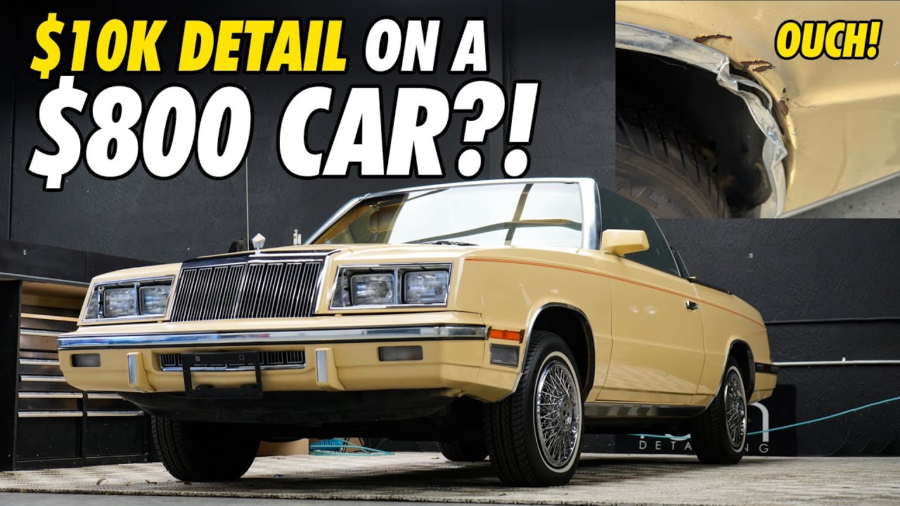 $800 LeBaron Gets a $10,000 Detail - Insane Transformation!