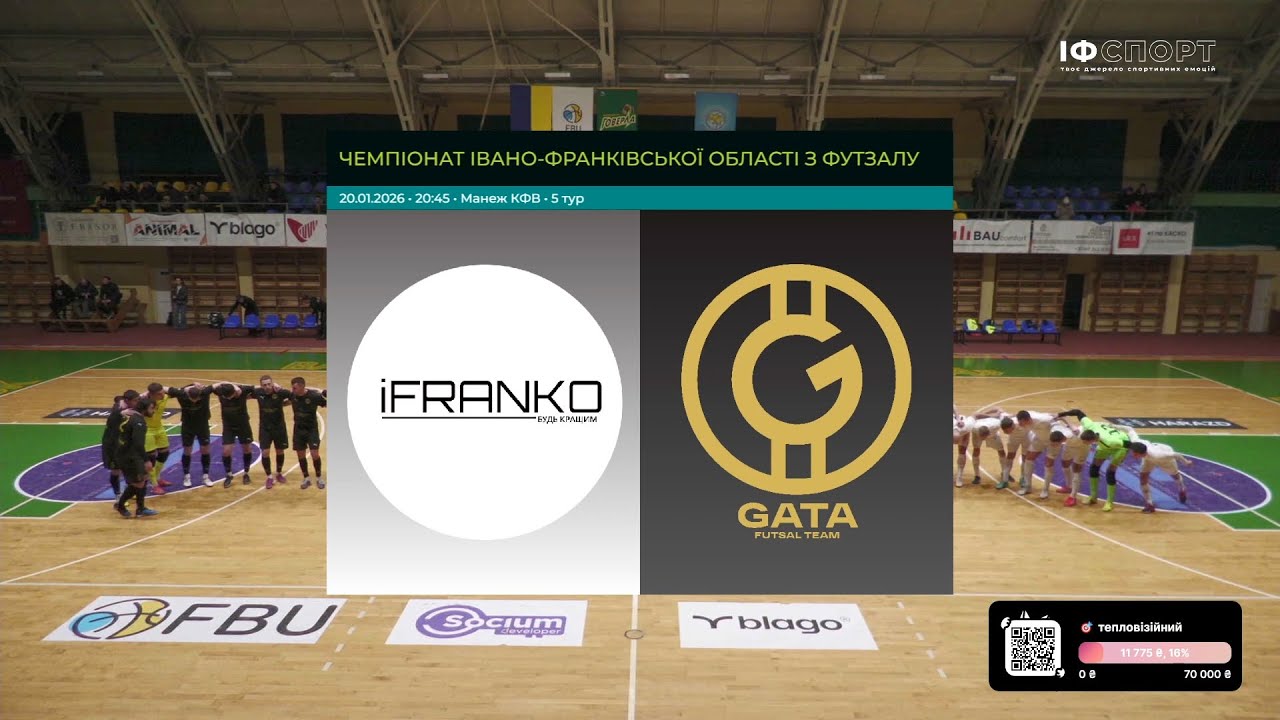 Огляд матчу // Побудовано-iFranko (Івано-Франківськ) vs ГАТА (Івано-Франківськ) // 5 тур