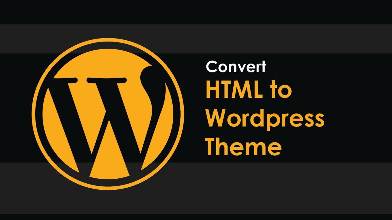 Преобразование HTML в тему Wordpress — Часть 1