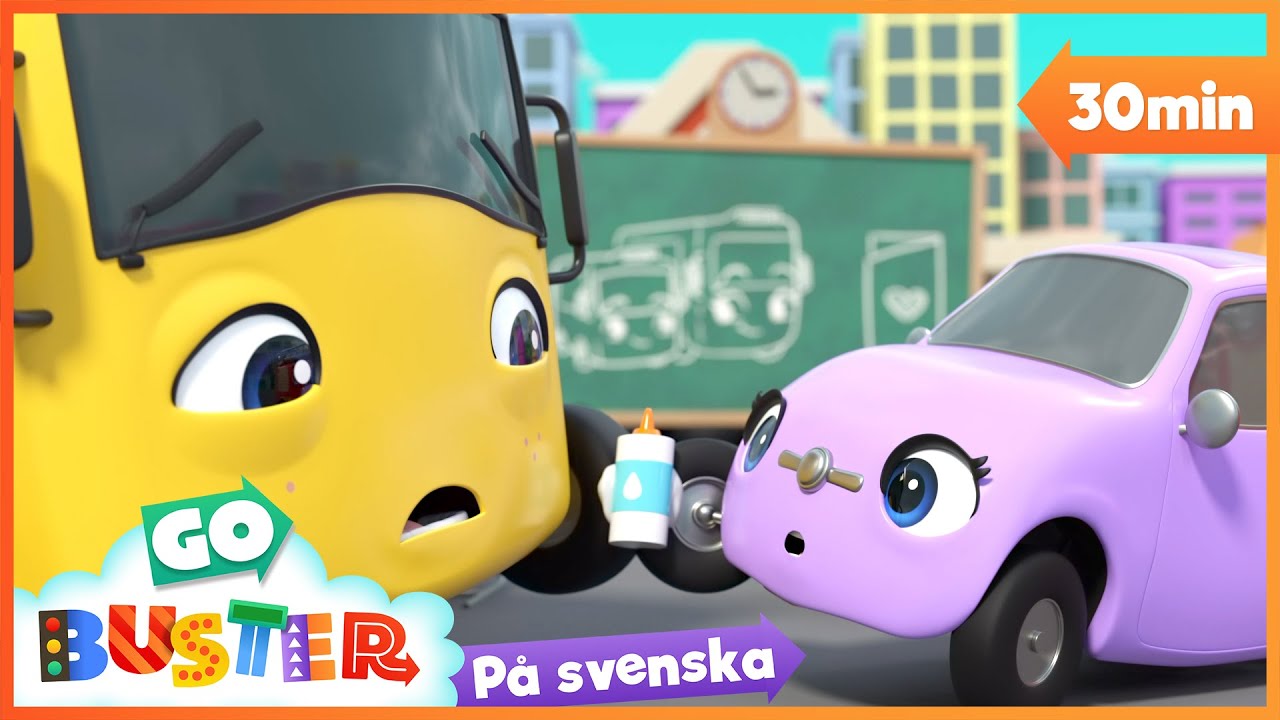 🎈Buster i klistret | Go Buster Svenska - tecknade filmer för barn🎈