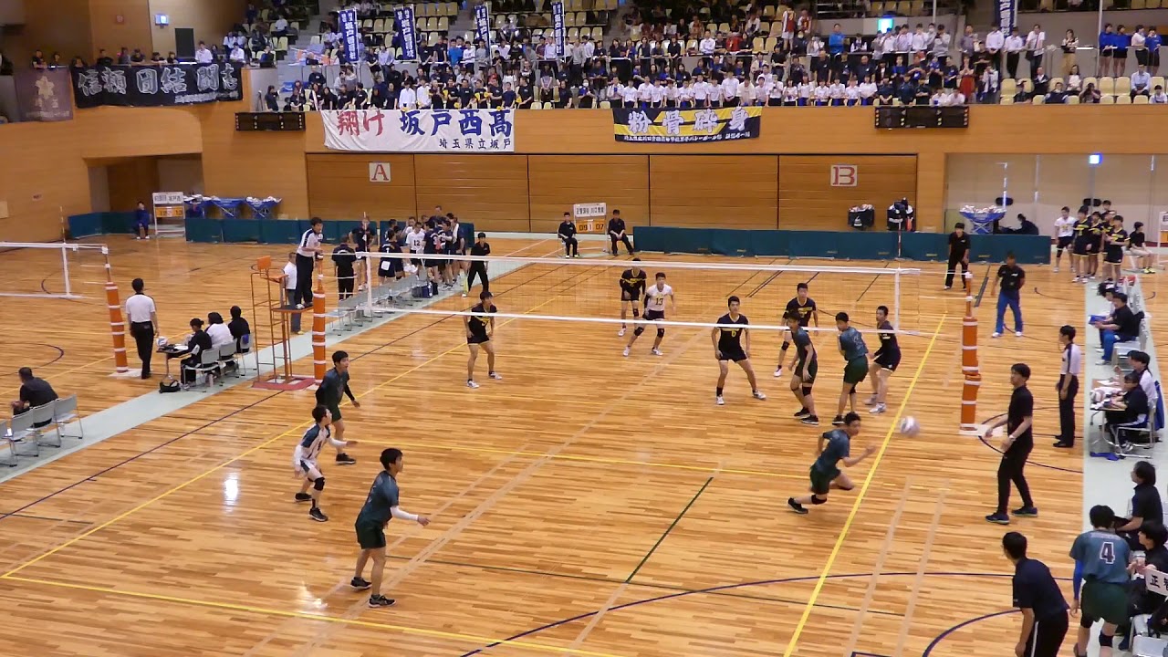 第1 川口青陵 - 正智深谷 [準々決勝]2019年5月11日(土)令和元年度関東高校バレーボール大会埼玉県予選会[男子]