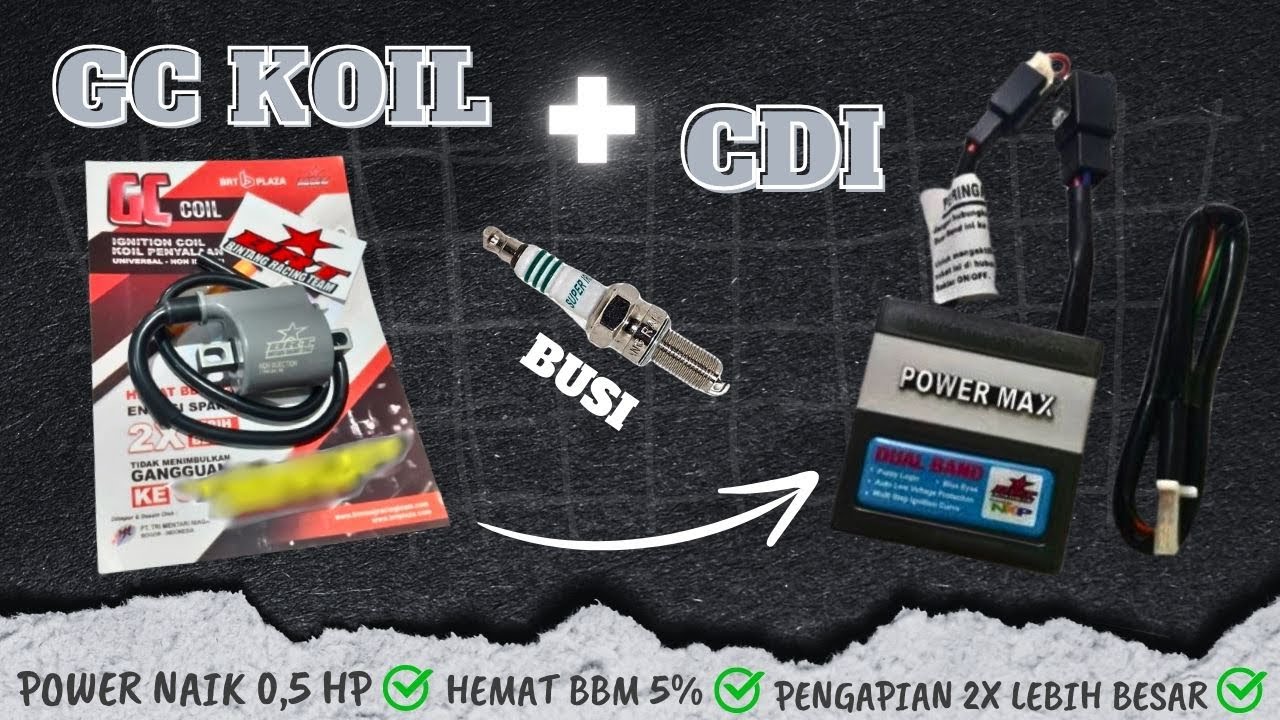 REVIEW DAN PASANG KOIL BRT DAN BUSI SUPER IRIDIUM BRT , APAKAH AMAN KE CDI BRT ??