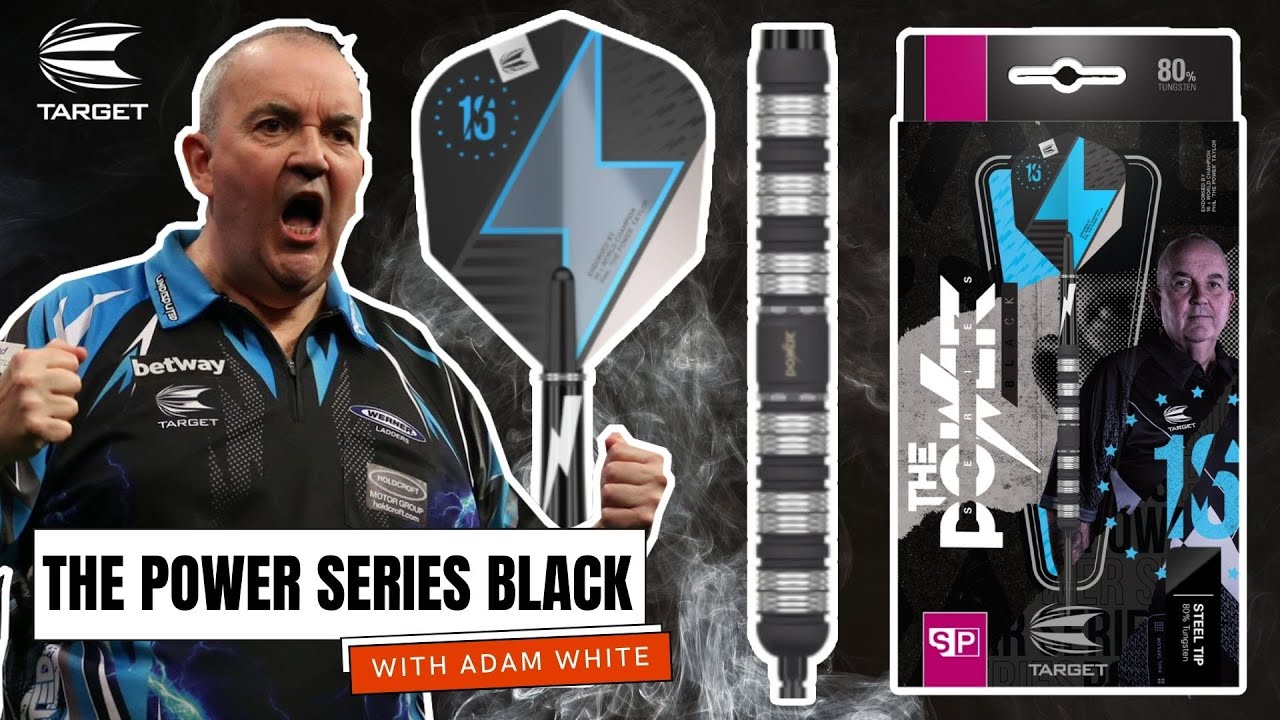 Обзор дротиков Phil Taylor Power Series Black SP Target с Адамом Уайтом.
