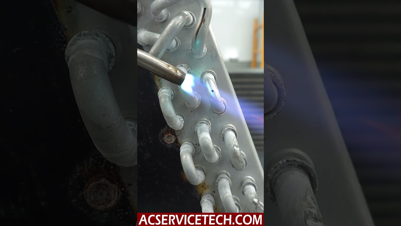 Fixing Aluminum Coil Leaks Using An All-In-One Brazing Rod!