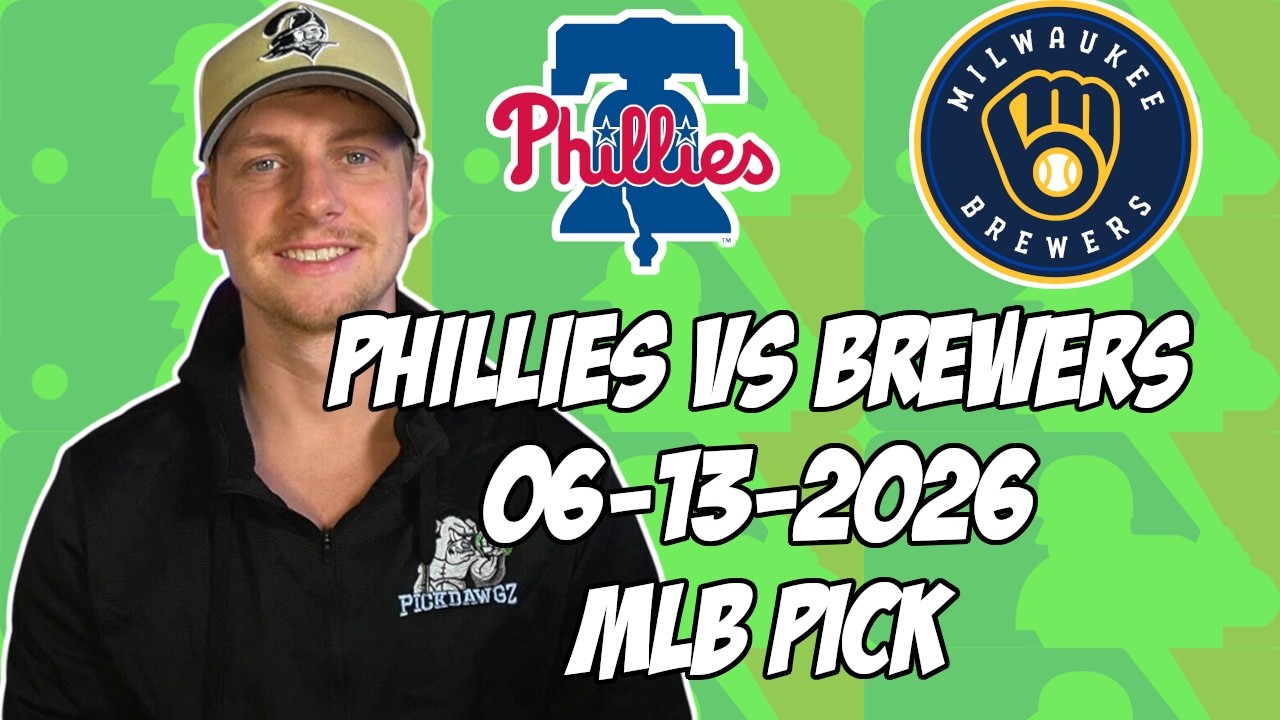 Philadelphia Phillies против Milwaukee Brewers 13.06.26: прогноз и ставка на MLB | Советы по став...