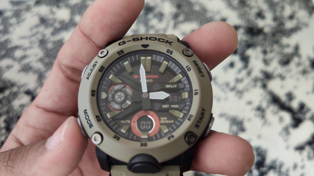 Review G-Shock GA 2000 5A Carbon Core Guard