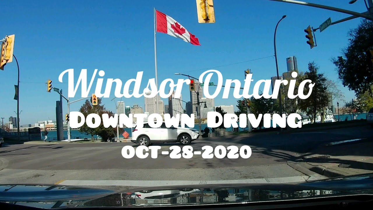 Windsor Ontario 🇨🇦 - City Driving Tour