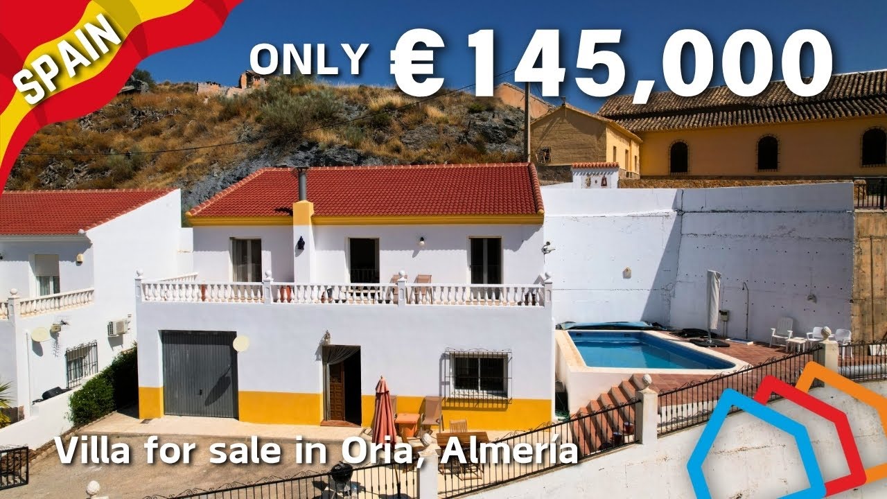 RESERVED! Villa Paradiso - Villa for sale in Oria, Almeria | 4 bed 2 bath villa with a pool!