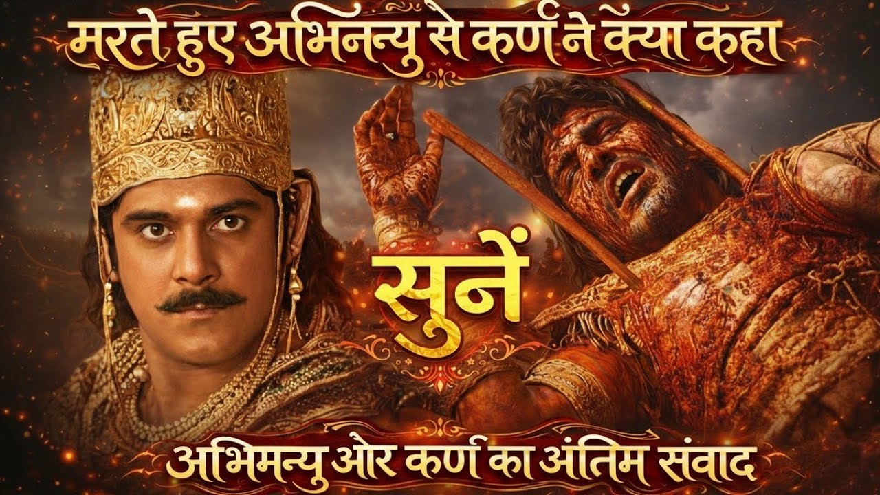 अभिमन्यु के मरते हुए आखिरी शब्द! कर्ण को चौंका देने वाला अंतिम संवाद | Shocking Truth | Nayi soch