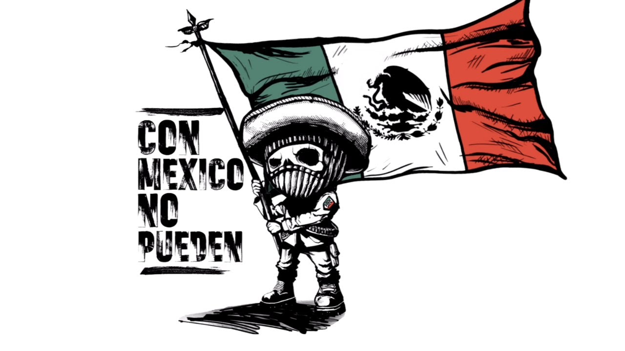 Kinto Sol - Con M&eacute;xico No Pueden Feat. Charly Fuentes (Lyric Video)