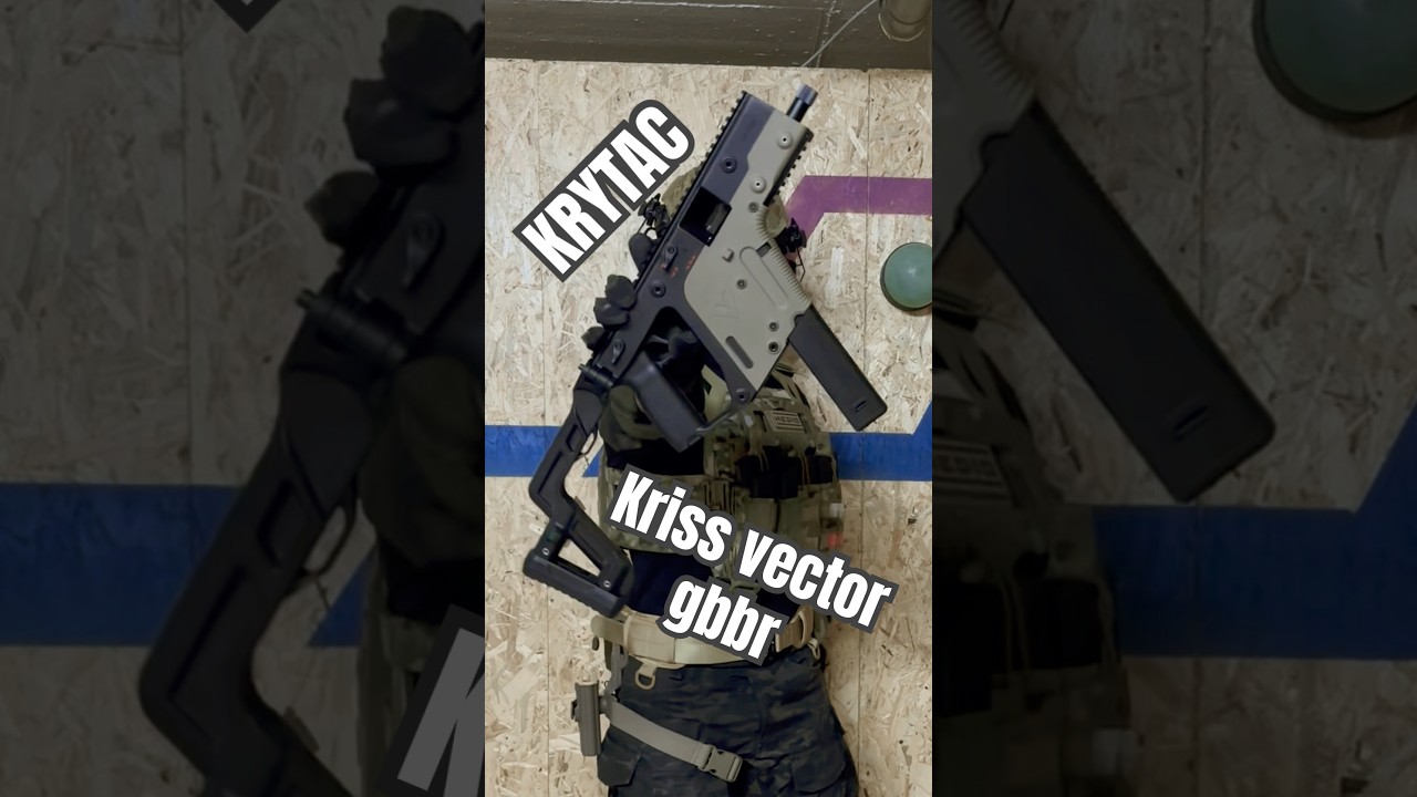 Krytac Kriss Vector GBBR🔥 ⚠️#airsoft ⚠️ #airsoftcqb #johnwick #gbb #vector