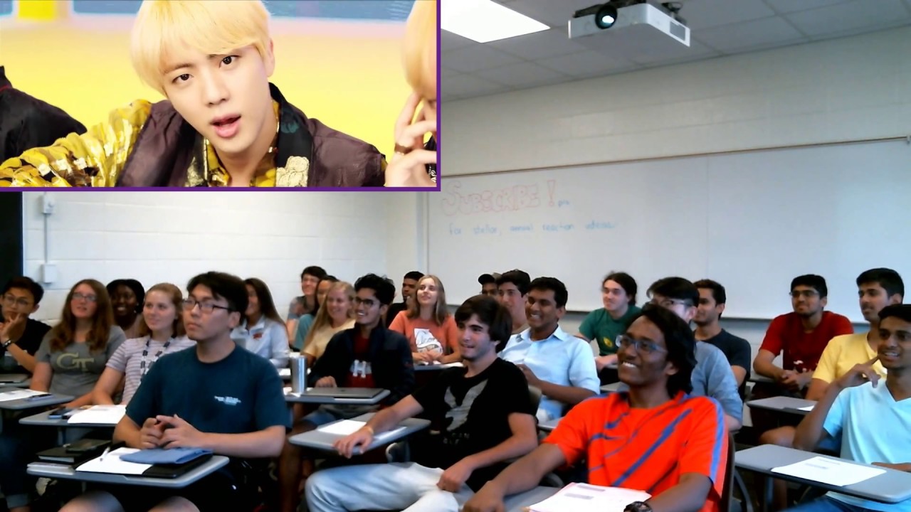English Class at Georgia Tech REACTS to BTS (방탄소년단) 
