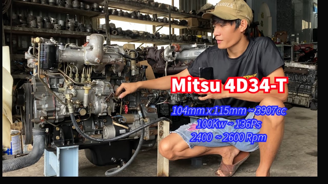 Суперпродукт Mitsubishi 4D34, двигатель новый на 99%, безупречная красота | 0918667710