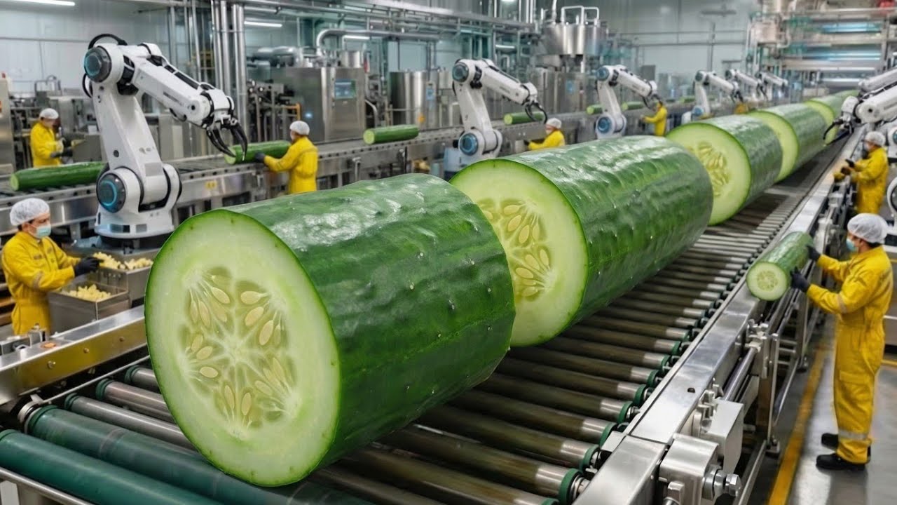 Inside the Vlasic Mega Pickle Factory: Processing Millions of Cucumbers into Pickles (Full Process) 