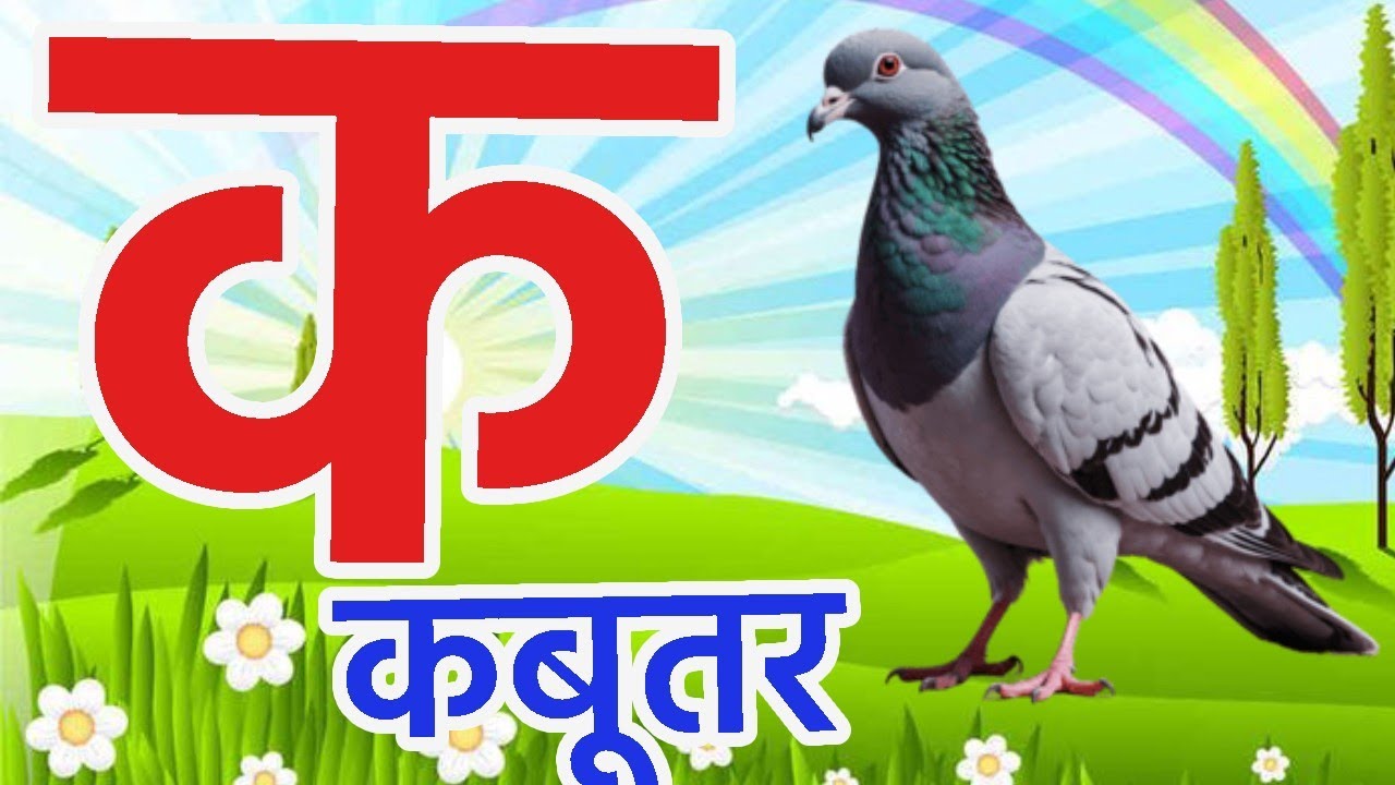 K se Kabutar | क से कबूतर |  ABC Song | Kids Learning Video | Munna Mammy Pathshala| Hindi Varnmala