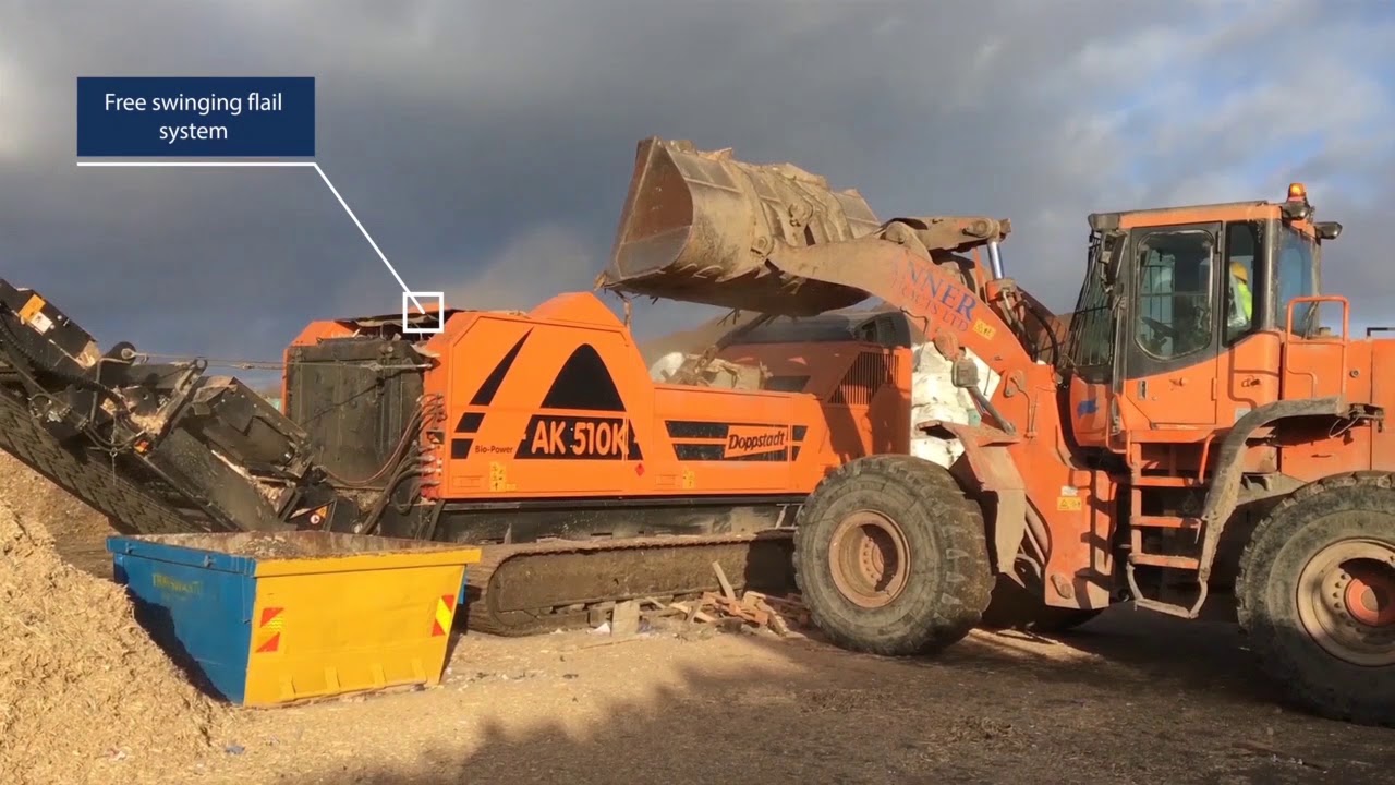 The Doppstadt AK510 at Pritchard Production Management
