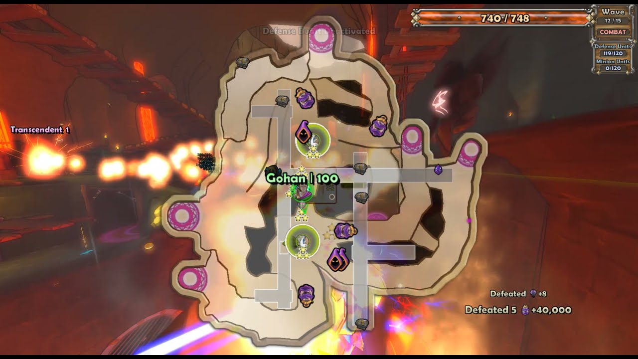Dungeon Defenders Embermount Volcano NMHC