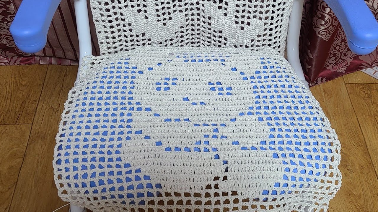 #팬더곰 의자 매트 뜨기 #panda bear chair matting