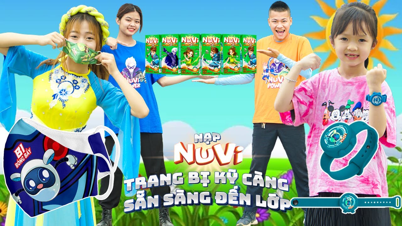 Bé Chi Tham Gia Cuộc Thi Giải Đố Nhận Quà NuVi Trang Bị Kỹ Càng Sẵn Sàng Đến Lớp