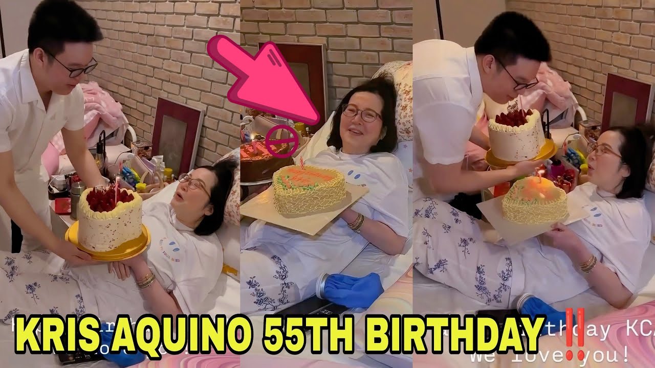 Kris Aquino SINORPRESA ng mga ANAK sa ika 55th BIRTHDAY