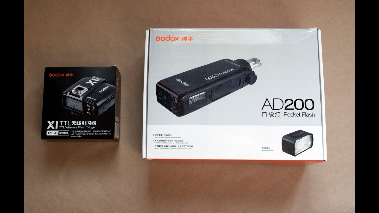 Godox AD200 X1T-S Распаковка и обзор Unboxing and Review