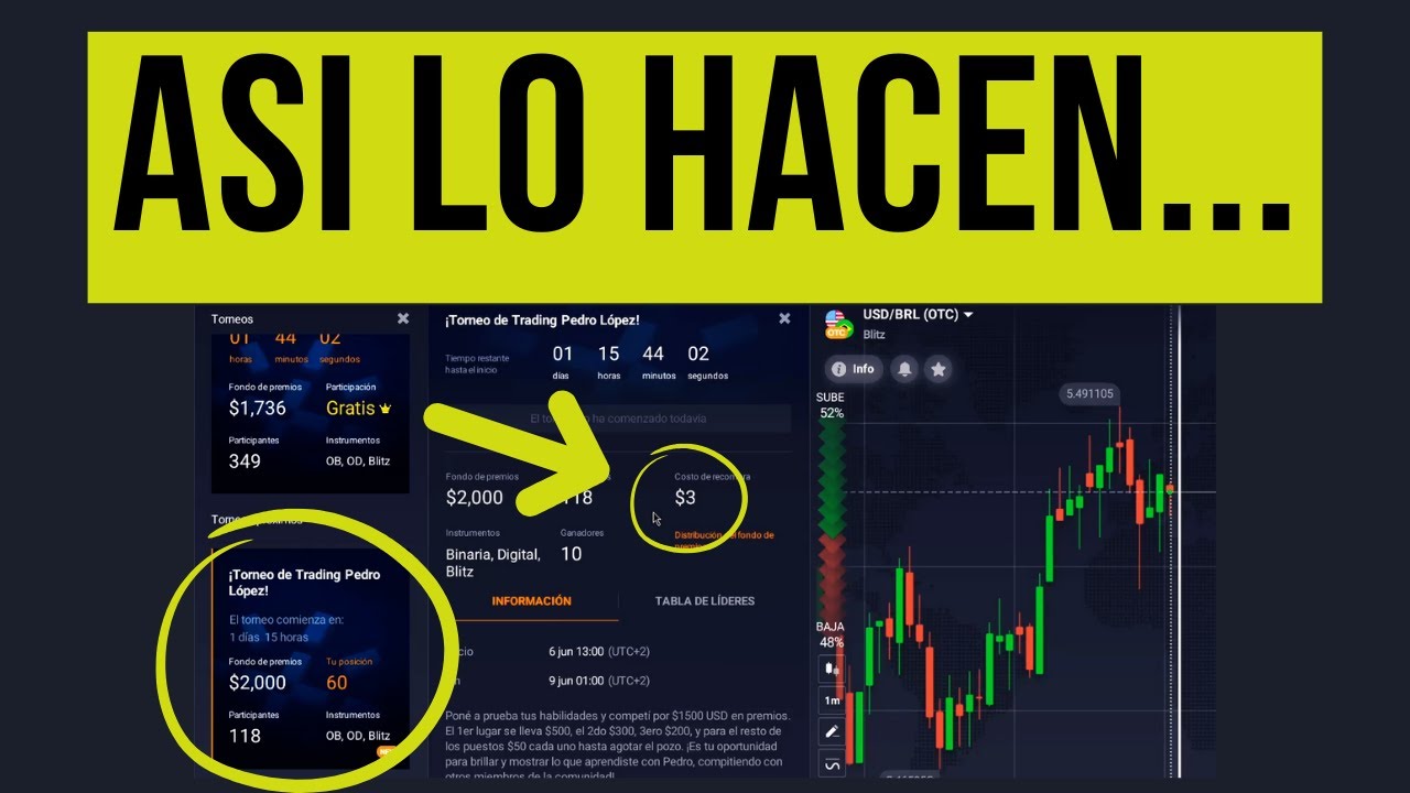 🤑 C&oacute;mo GANAR FACILMENTE un TORNEO de BINARIAS