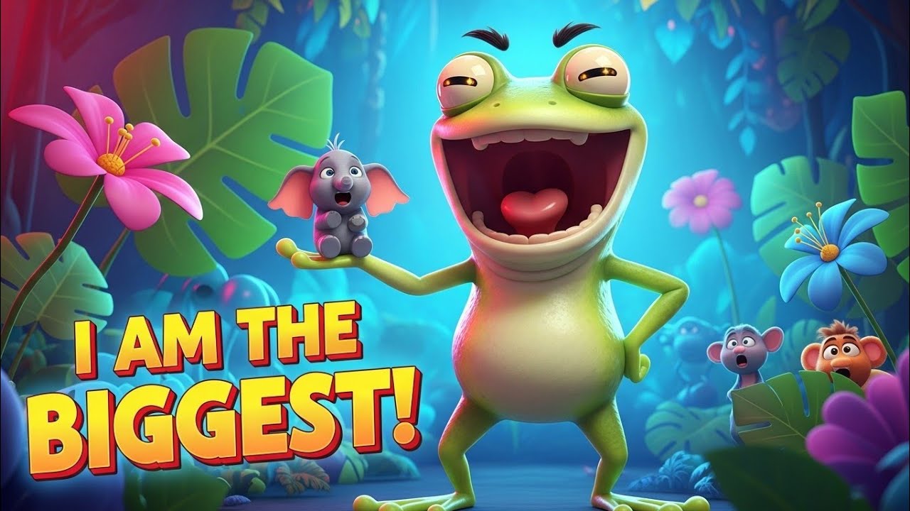 The Arrogant Frog | Kids Moral Story, cartoon story for kids