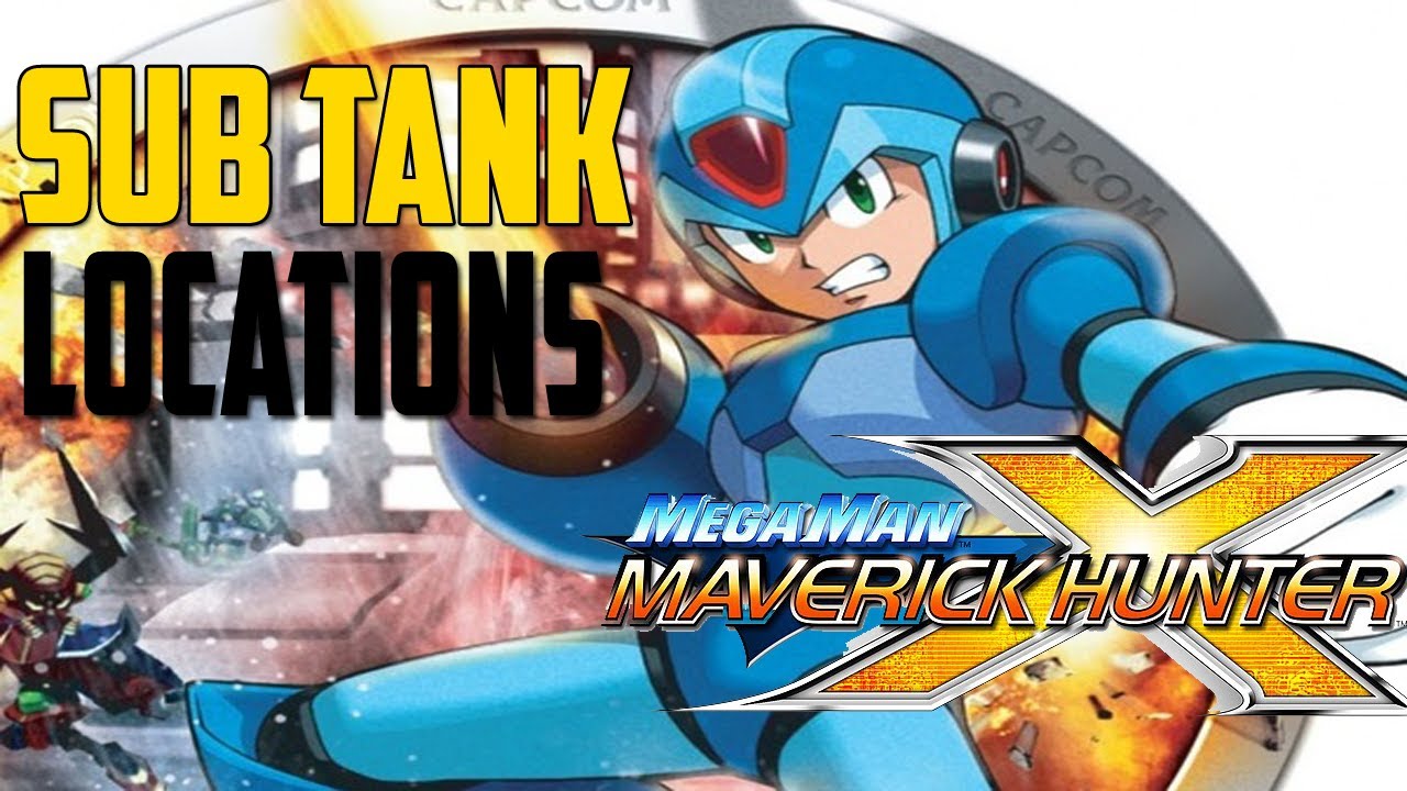 Megaman Maverick Hunter X - Sub Tank Locations