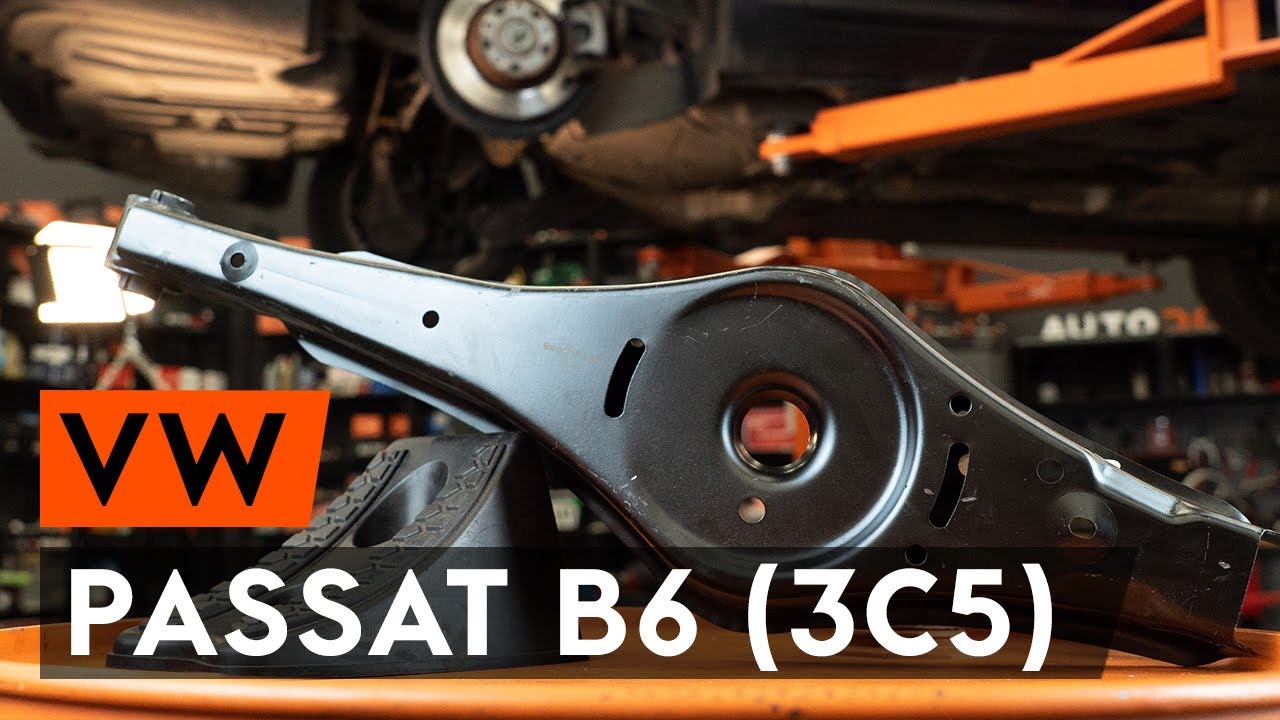 Wie VW PASSAT B6 (3C5) Querlenker hinten / Achslenker hinten wechseln [AUTODOC TUTORIAL]