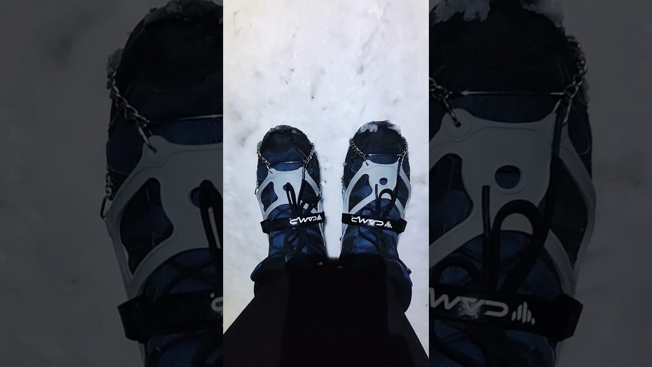 Бег в ледоступах #Camp #IceMaster EVO #бег #пробежка #зимнийбег #бегзимой #ледоступы #бегвледоступах