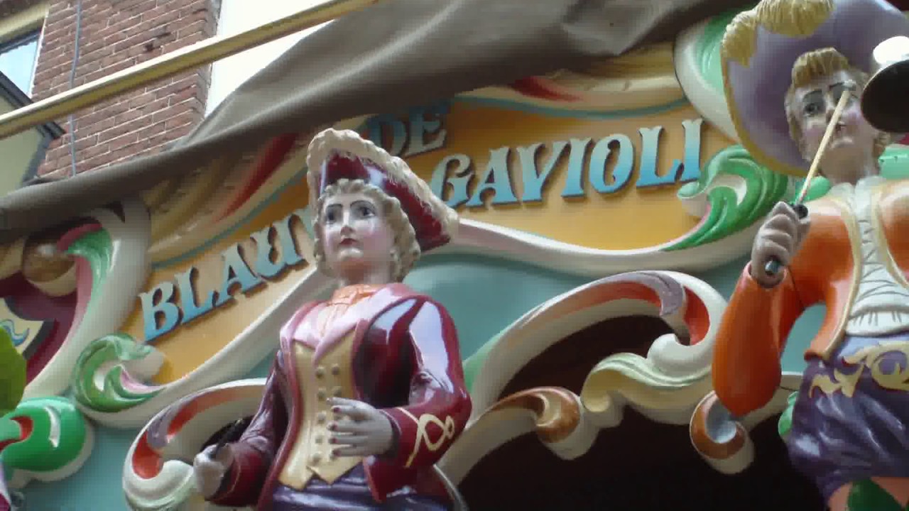 Draaiorgel (Street Organ ) DE BLAUWE GAVIOLI , Utrecht 19 Nov. 2016