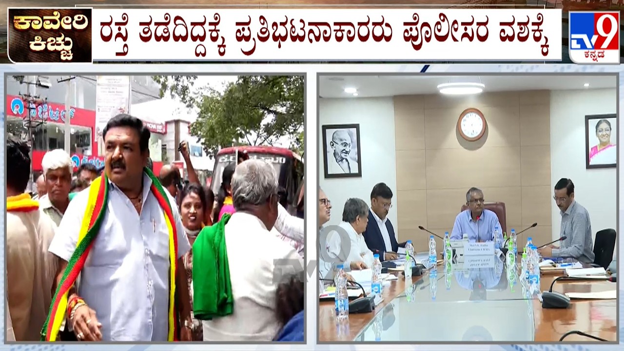 Cauvery Water Dispute: Pro Kannada Outfits Protests Across Karnataka As CWMA Meeting Begins