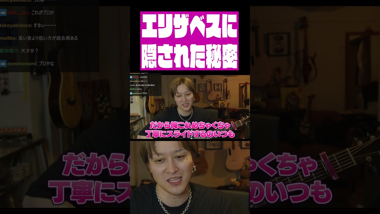「エリザベス」に隠された秘密 #fingerstyle #guitar #music #雑談  #acousticguitar #ギター #弾いてみた #ロック #アコギ #弾き語り