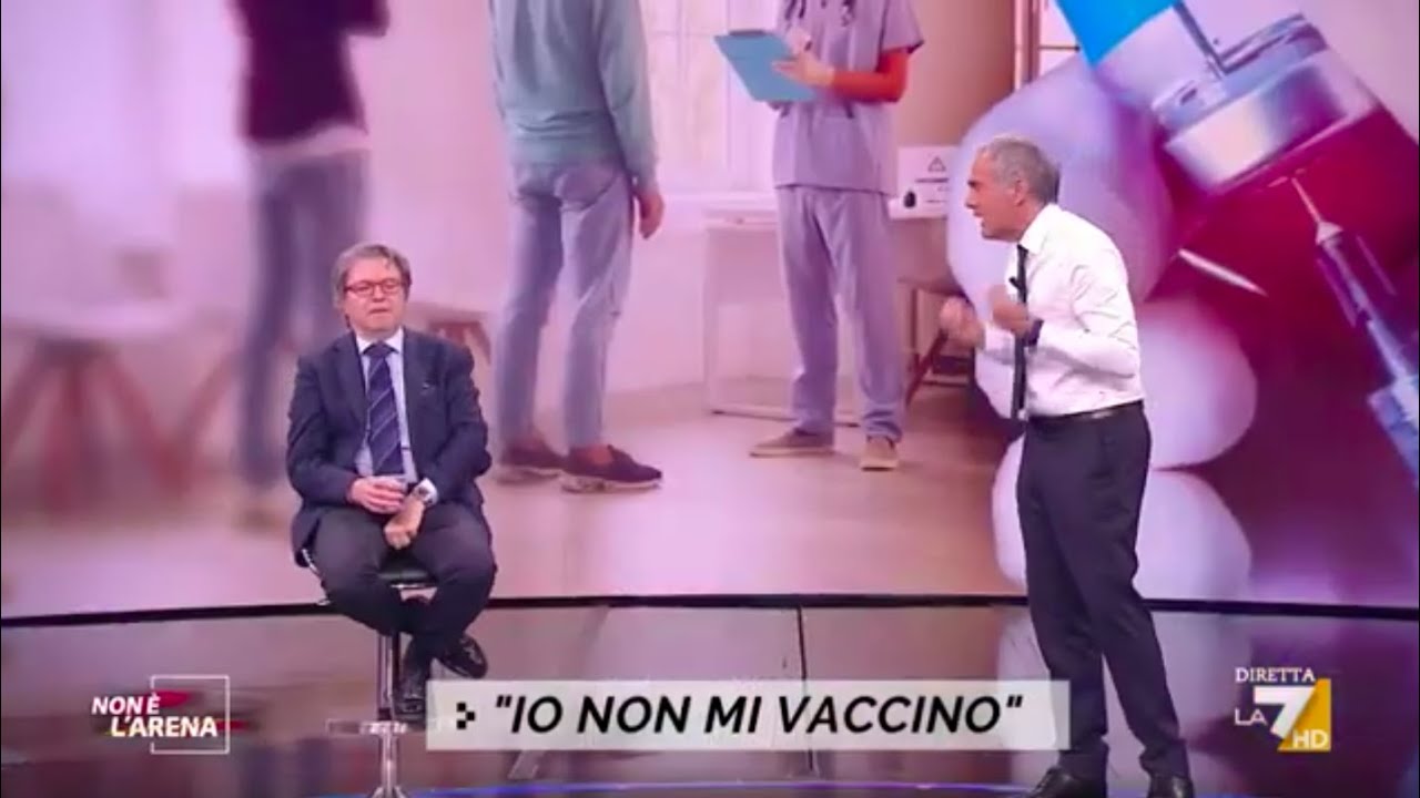 Covid, Massimo Giletti furioso contro il medico anti-vaccino: 