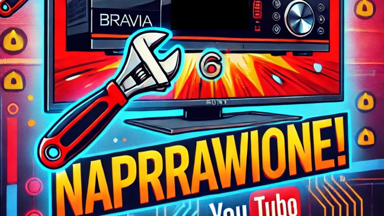 📺 Sony Bravia - Czerwona Dioda Miga 6x? Naprawione! 🔧 - Nie włącza się? 