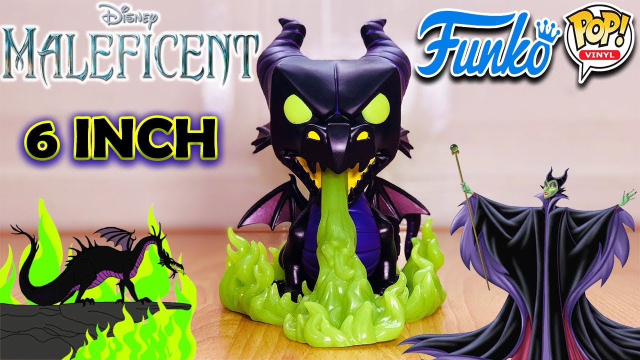 ĐẬP HỘP FUNKO POP  - DISNEY |VILLAINS| - MALEFICENT AS THE DRAGON |6 INCH| VINYL FIGURE