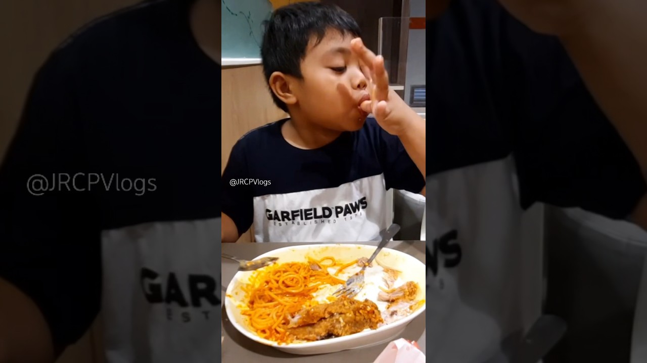 Jollibee Mukbang - Apolo Khalil | #foodtrip  #foodvlog #spaghetti #mukbangvlog #reels #goodvibes