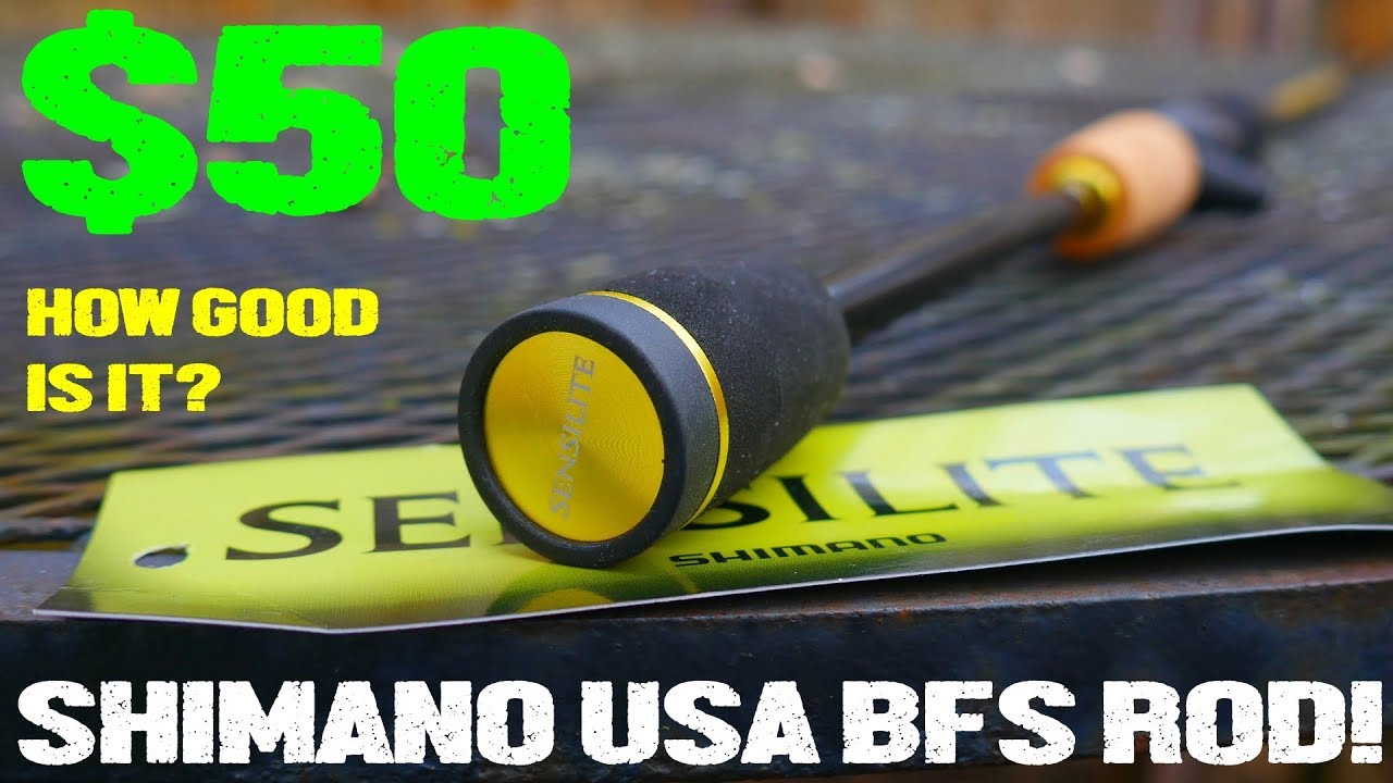SHIMANO'S $50 BAIT FINESSE ROD!!! THE SENSILITE... A QUALITY GATEWAY BFS ROD ANYONE CAN AFFORD!