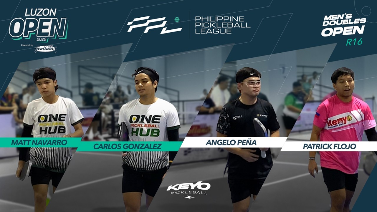 PPL Luzon Open - Round of 16 Men's Doubles OPEN Category - Matt/Carlos vs Angelo/Patrick