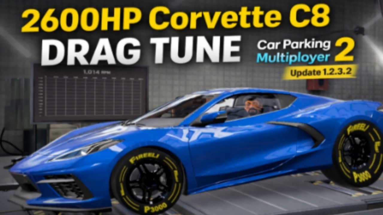 Corvette C8 мощностью 2600 л.с. | Тюнинг для дрэг-рейсинга | Обновление 1.2.3.2 для многопользова...