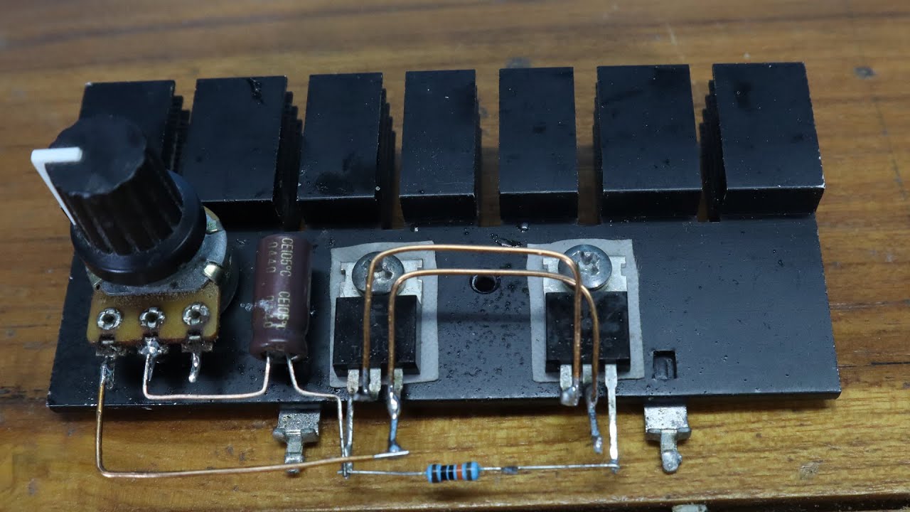 How To Make Mini Power Audio Amplifier Circuit Using Tip41+Tip42